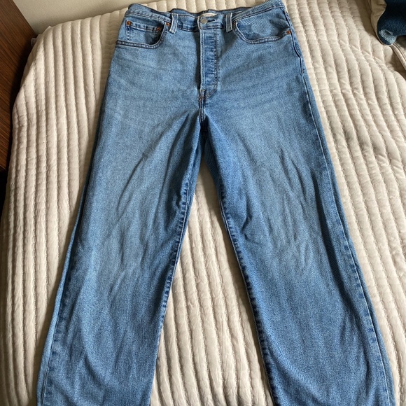 High Waist Ribcage Straight Leg Levi's - Picture 1 of 8